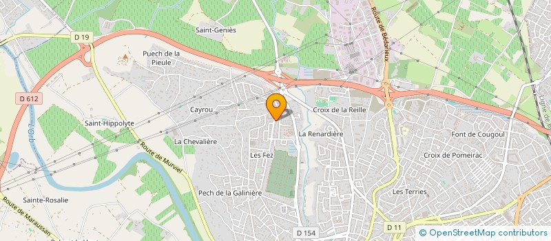 localisation de l'entreprise MADAME TATIANA ROUX à BEZIERS