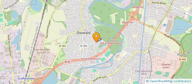 localisation de l'entreprise MADAME TATIANA SAMPIETRO  OSTWALD