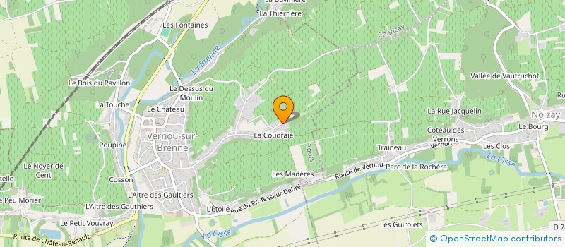 localisation de l'entreprise MADAME TATIANA SANZAY  VERNOU-SUR-BRENNE