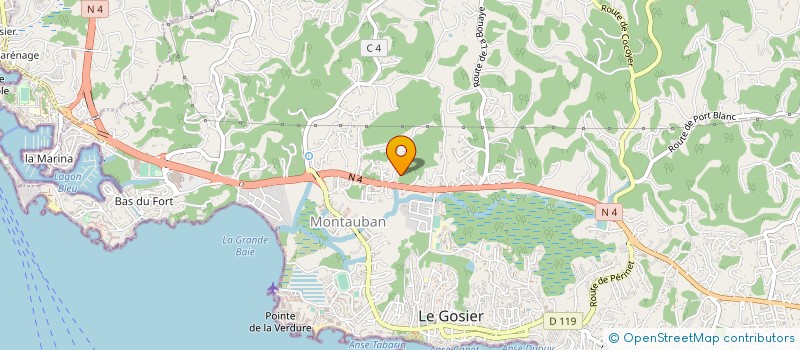 localisation de l'entreprise MADAME TATIANA SBRISSA AMARAL BATISTA  LE GOSIER