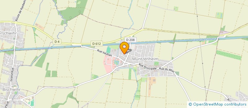 localisation de l'entreprise MADAME TATIANA SCHWOERER  MUNTZENHEIM