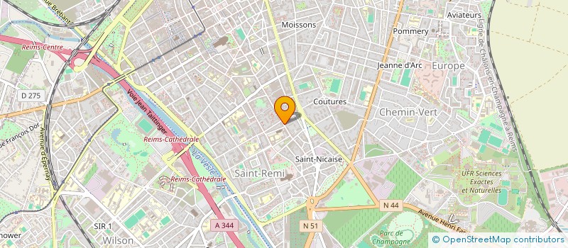 localisation de l'entreprise MADAME TATIANA SEGUIN  REIMS