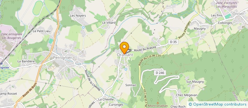 localisation de l'entreprise MADAME TATIANA SILVA  DRAILLANT