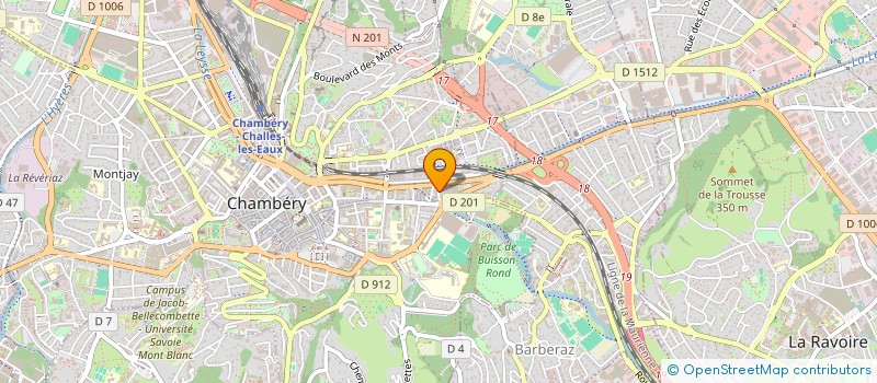 localisation de l'entreprise MADAME TATIANA SIMONTE à CHAMBERY