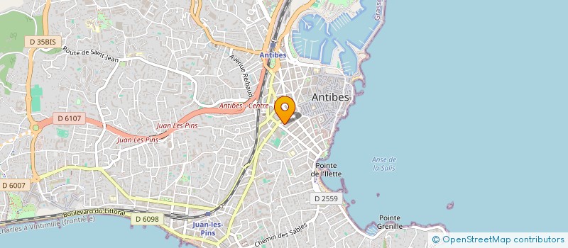 localisation de l'entreprise MADAME TATIANA SITNIKOVA à ANTIBES