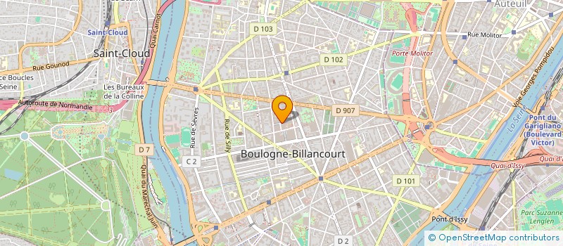 localisation de l'entreprise MADAME TATIANA STORA à BOULOGNE-BILLANCOURT