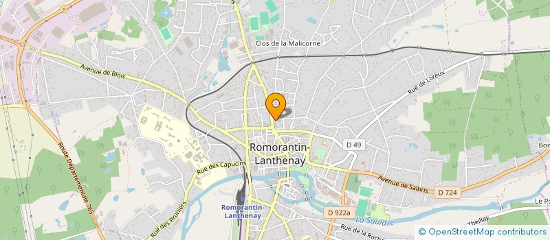 localisation de l'entreprise MADAME TATIANA TCHERNIAVSKAIA à ROMORANTIN-LANTHENAY