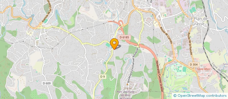 localisation de l'entreprise MADAME TATIANA TEIXEIRA  GRASSE