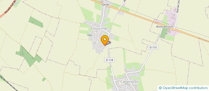 localisation de l'entreprise MADAME TATIANA TERRAGE  CAMBRAI