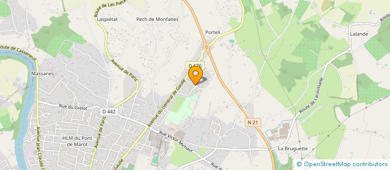 localisation de l'entreprise MADAME TATIANA TILVAN  VILLENEUVE-SUR-LOT