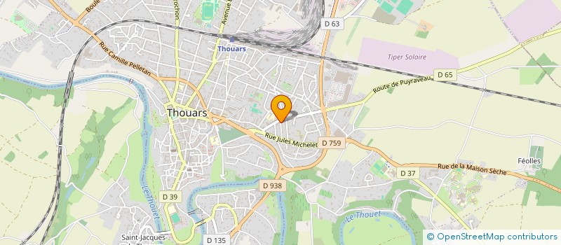 localisation de l'entreprise MADAME TATIANA TODOROVA  THOUARS