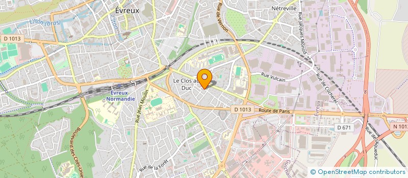 localisation de l'entreprise MADAME TATIANA TOUPIN à EVREUX