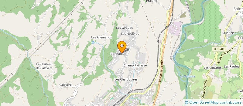 localisation de l'entreprise MADAME TATIANA TOURAOU à EMBRUN