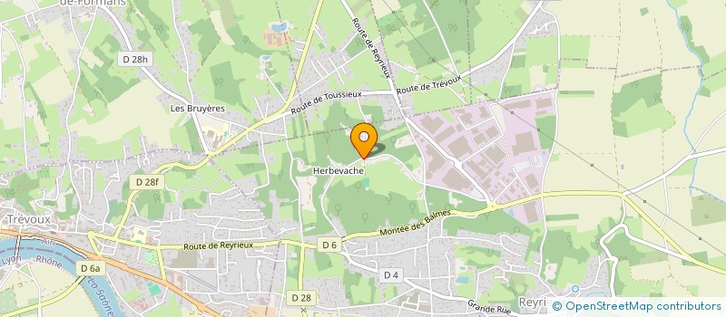 localisation de l'entreprise MADAME TATIANA TOUROVEROFF  REYRIEUX