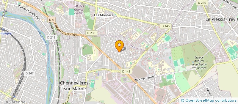 localisation de l'entreprise MADAME TATIANA TROIANCHUK  CHENNEVIERES-SUR-MARNE