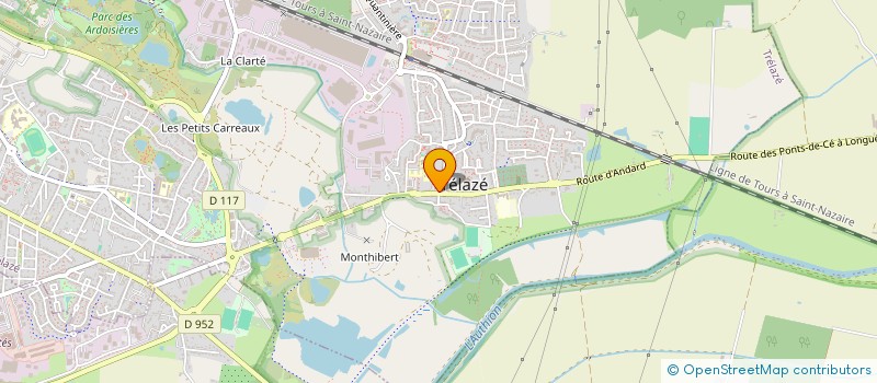 localisation de l'entreprise MADAME TATIANA TROST  TRELAZE