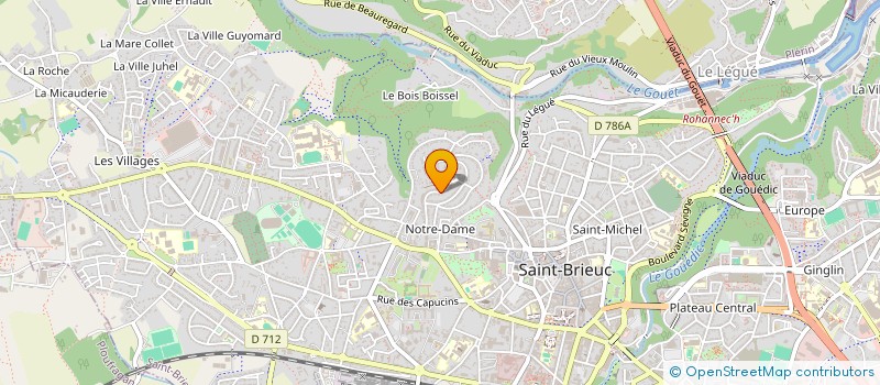 localisation de l'entreprise MADAME TATIANA TROUBE à SAINT-BRIEUC