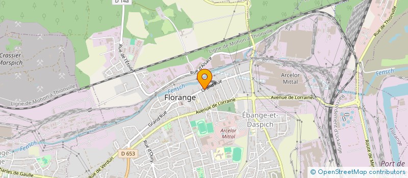 localisation de l'entreprise MADAME TATIANA VALERIE BUCHY  FLORANGE