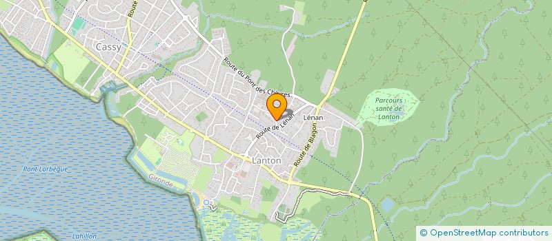 localisation de l'entreprise MADAME TATIANA VALLIN  LANTON