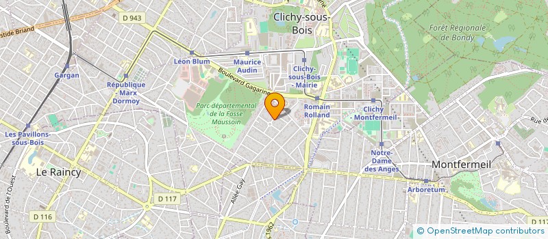 localisation de l'entreprise MADAME TATIANA VELISCO à CLICHY-SOUS-BOIS