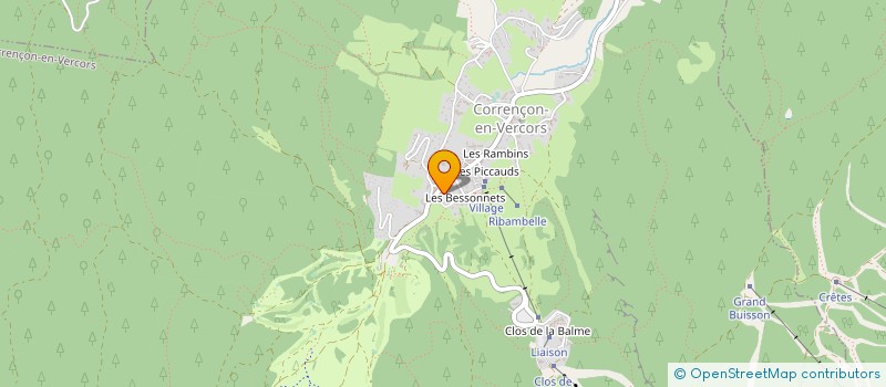 localisation de l'entreprise MADAME TATIANA VINCENT  CORRENCON-EN-VERCORS