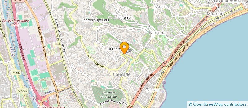 localisation de l'entreprise MADAME TATIANA VISNEVSKI DE CARVALHO à NICE