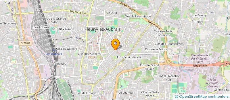 localisation de l'entreprise MADAME TATIANA VOREITER à FLEURY-LES-AUBRAIS