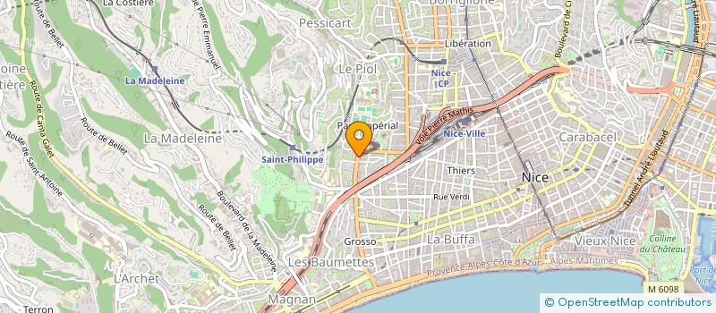 localisation de l'entreprise MADAME TATIANA WOLSKA à NICE