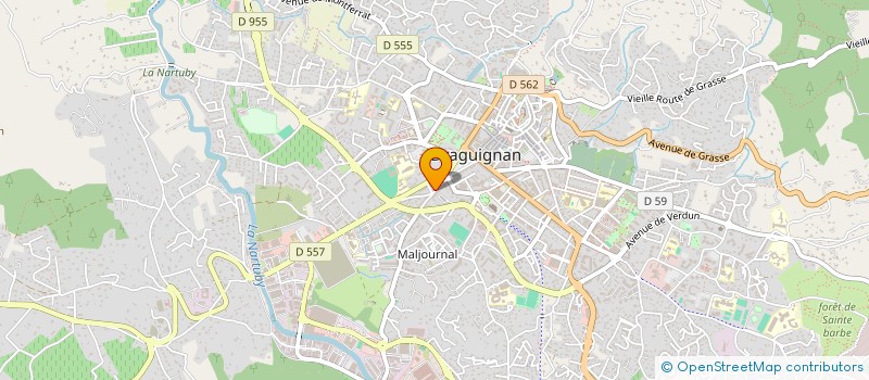 localisation de l'entreprise MADAME TATIANA ZAMBON  DRAGUIGNAN