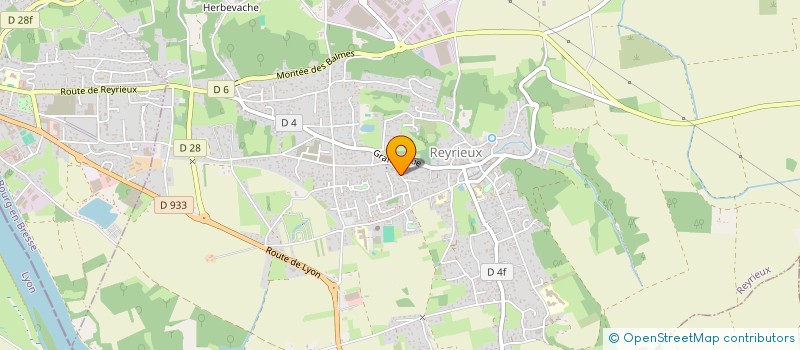 localisation de l'entreprise MADAME TATIANNY ELOI DE MORAES LOPES à REYRIEUX