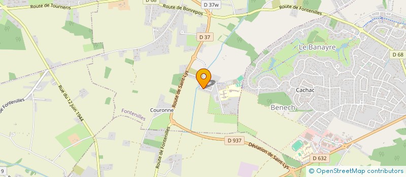 localisation de l'entreprise MADAME TATIANOV NGOYI MAMONA  FONTENILLES