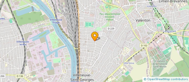 localisation de l'entreprise MADAME TATIANY DA SILVA GABRIEL  VILLENEUVE-SAINT-GEORGES