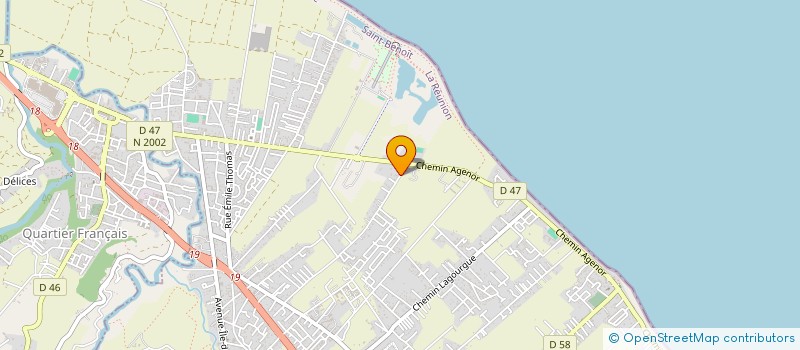 localisation de l'entreprise MADAME TATIAVA MARINIA-RADIA  SAINT-ANDRE