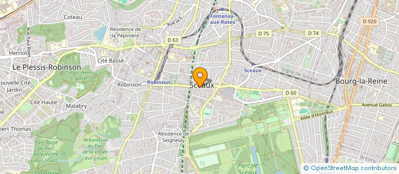 localisation de l'entreprise MADAME TATIENNE CAMARA à SCEAUX