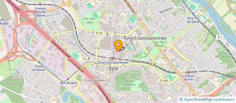 localisation de l'entreprise MADAME TATIIANA VRECORD à EVRY-COURCOURONNES