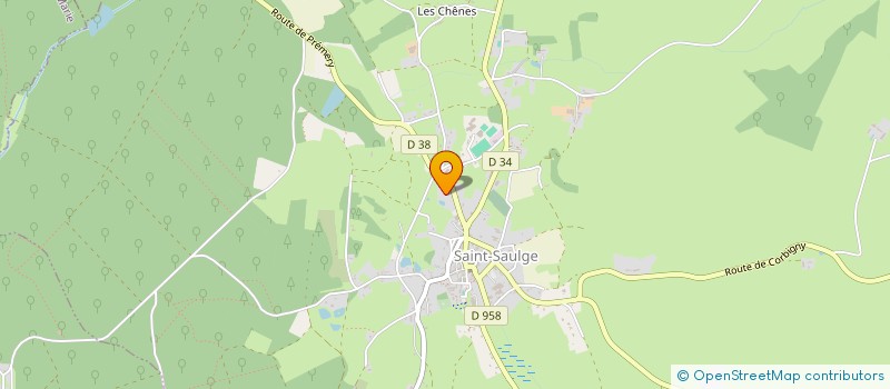 localisation de l'entreprise MADAME TATJANA AUBERT  SAINT-SAULGE