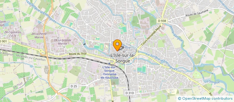 localisation de l'entreprise MADAME TATJANA BUISSON  L'ISLE-SUR-LA-SORGUE