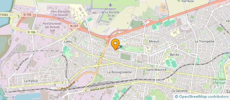 localisation de l'entreprise MADAME TATJANA KORRA  LA ROCHELLE