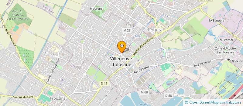 localisation de l'entreprise MADAME TATJANA TRCA à VILLENEUVE-TOLOSANE