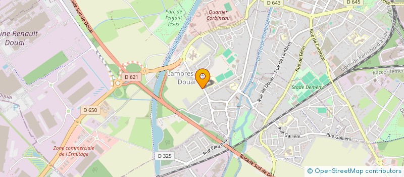 localisation de l'entreprise MADAME TATYANA KIRILLOVA à LAMBRES-LEZ-DOUAI