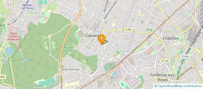 localisation de l'entreprise MADAME TAUSSI NDIHOKUBWAYO à CLAMART