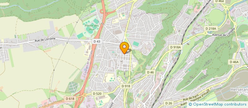 localisation de l'entreprise MADAME TAVERNESE PEREIRA DO ROSARIO à LONGWY