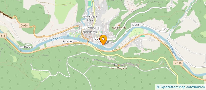 localisation de l'entreprise MADAME TAYLER LODGE  SAINT-ANTONIN-NOBLE-VAL