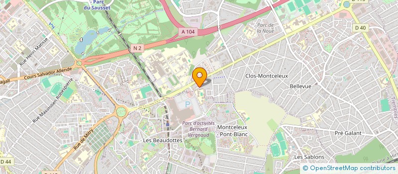 localisation de l'entreprise MADAME TAYLOR EUGENE  VILLEPINTE