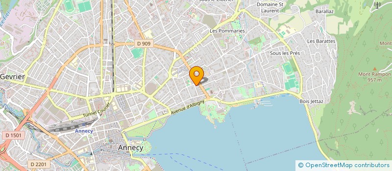 localisation de l'entreprise MADAME TAYLOR FISHER  ANNECY