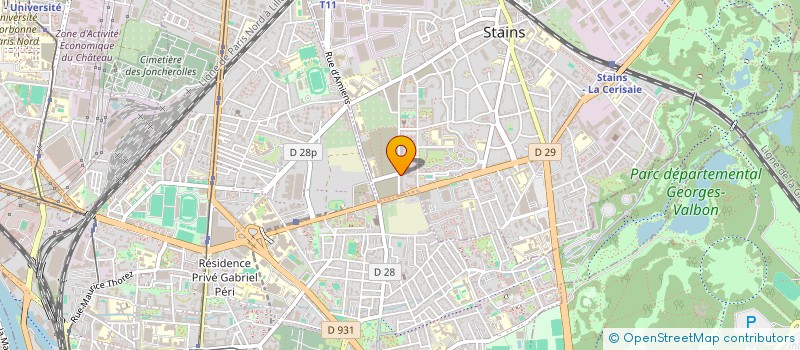 localisation de l'entreprise MADAME TAYNA INDIRA ELINA MASSOUF à STAINS