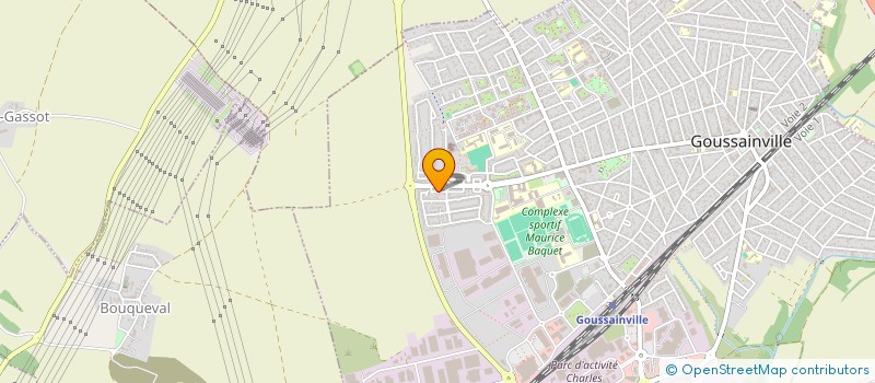 localisation de l'entreprise MADAME TAYSSIR OUFFENI  GOUSSAINVILLE