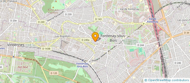 localisation de l'entreprise MADAME TCHIMOENDJI CORINNE LOEMBA à FONTENAY-SOUS-BOIS