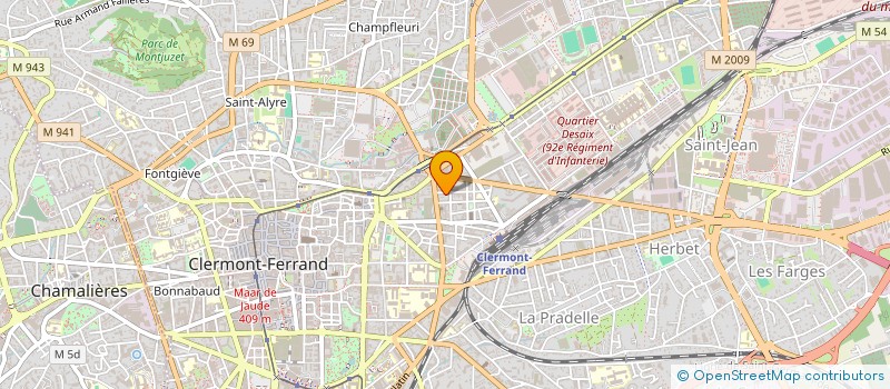 localisation de l'entreprise MADAME TCHOKONTE SYBAKRO  CLERMONT-FERRAND