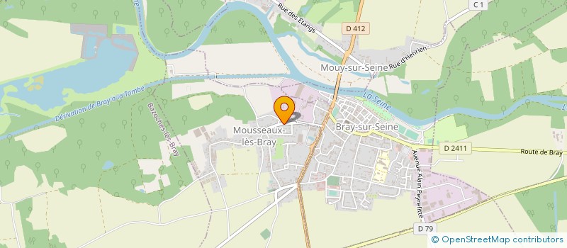 localisation de l'entreprise MADAME TCHOTCHOVI AFANOU  MOUSSEAUX-LES-BRAY